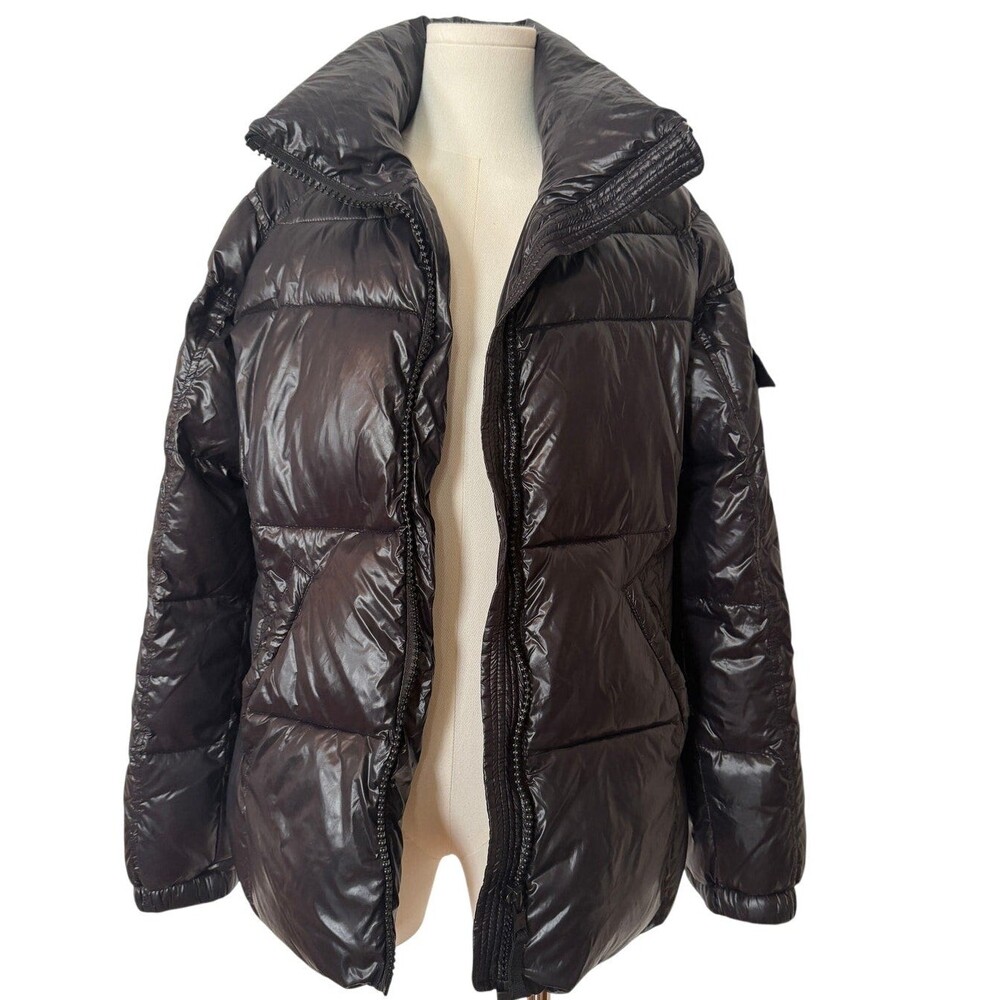 S13 New York Black Nylon Coat - M
